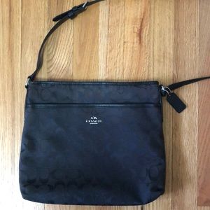 Black Coach Crossbody Purse